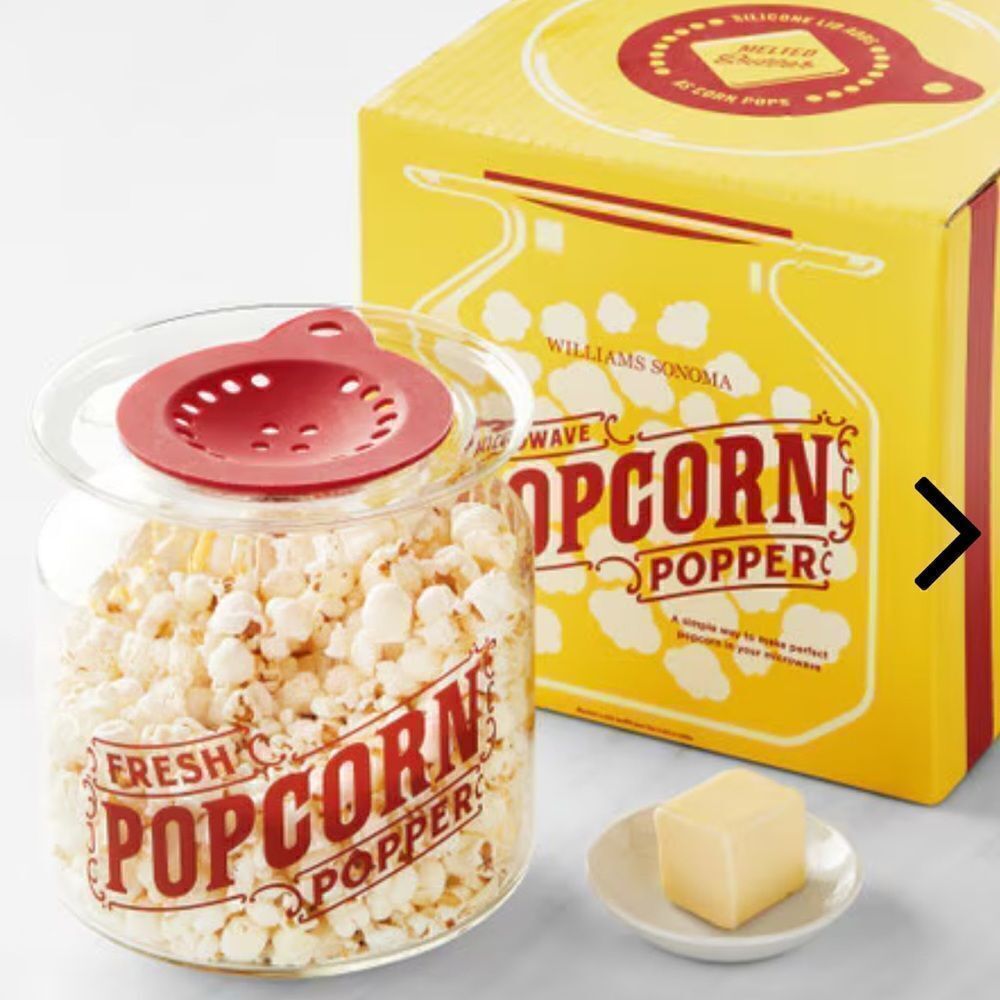 Williams Sonoma Popcorn Popper makes 2.5 qts Brand New